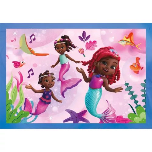 Disney princezná Junior Ariel 4 v 1 puzzle Clementoni