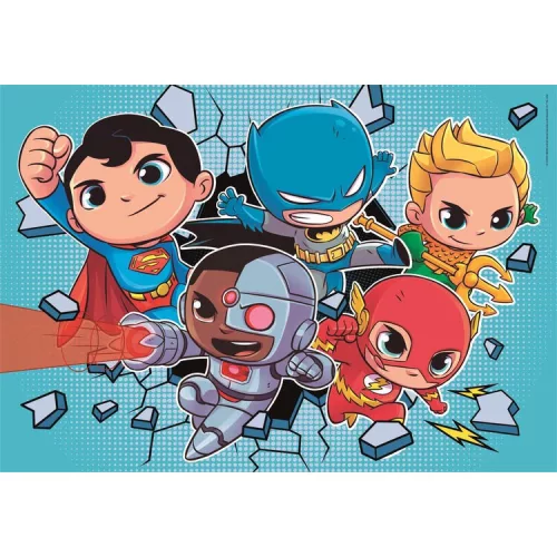 Puzzle DC Super Hero Mini Friends 2x60 dielikov Clementoni