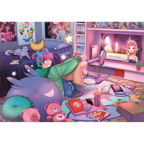 Puzzle pre milovníkov hier pre dievčatá, 300 dielikov, Clementoni