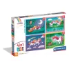 Jednodňové puzzle 4 v 1 Clementoni