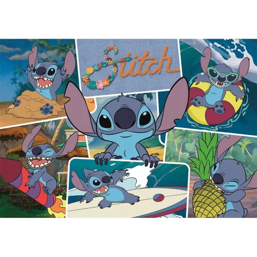 Puzzle Disney Lilo a Stitch, Hviezdny pes, Plážová párty, 300 dielikov, Clementoni