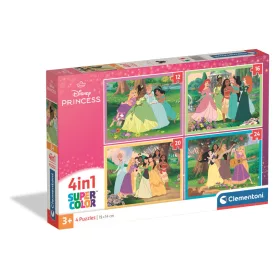 Puzzle Disney Princezny 4 v 1 Clementoni