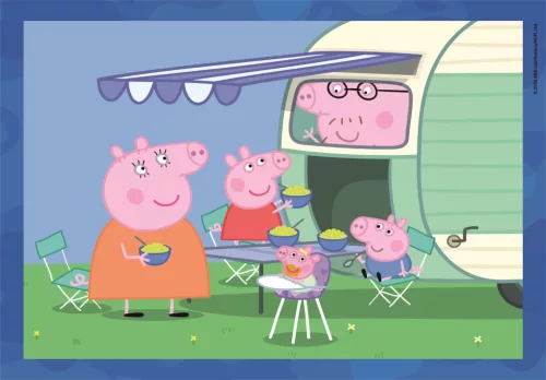 Peppa Pig Abenteuer 4-in-1-Puzzle Clementoni