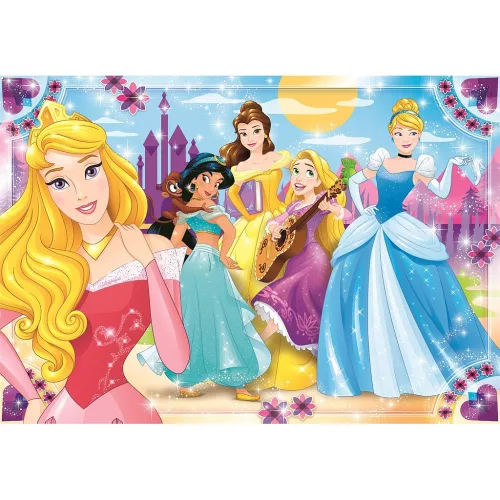 Disney Princezné Kráľovstvo 104 dielikov maxi puzzle Clementoni