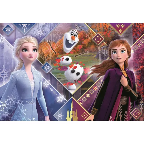 Disney Ľadové kráľovstvo Zimná mágia 104 dielikov maxi puzzle Clementoni