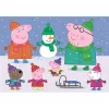 Clementoni maxi puzzle Prasiatko Peppa Snow 104 dielikov