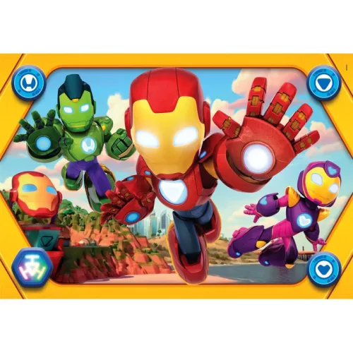 Iron Man und sein Superteam Hero Squad – 104-teiliges Maxi-Puzzle von Clementoni