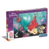 24-dielne maxi puzzle s motívom princezien Ariel od Clementoni