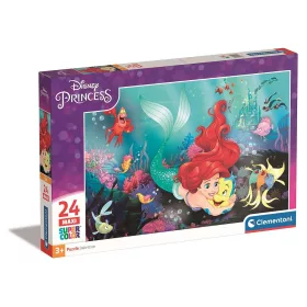   24-dielne maxi puzzle s motívom princezien Ariel od Clementoni