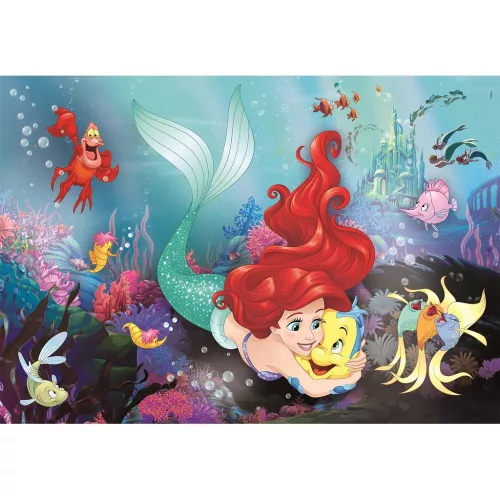 24-dielne maxi puzzle s motívom princezien Ariel od Clementoni