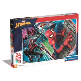 Spider-Man Trio v akcii 24-dielne maxi puzzle Clementoni