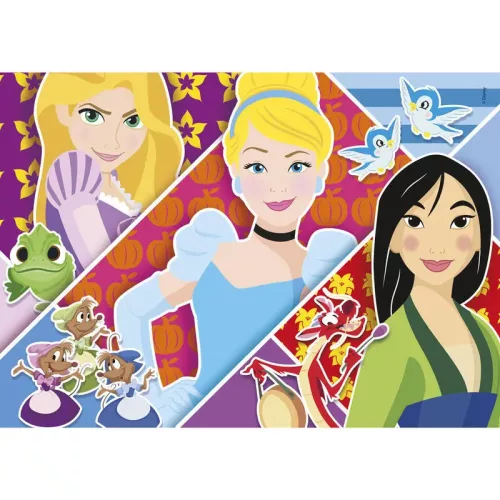 Puzzle Disney Princezné Príbehy kráľovských 2x20 dielikov Clementoni