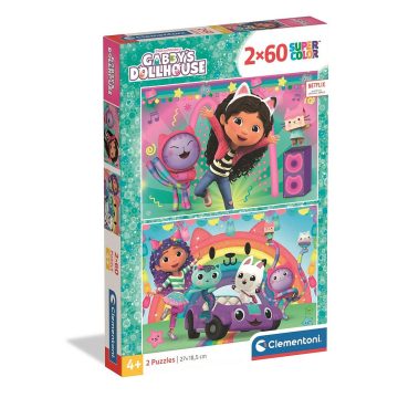 Gabi babaháza 2x60 db-os puzzle Clementoni