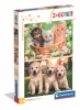 Puzzle Zvieracie bratia v kožušine 2x60 dielikov Clementoni