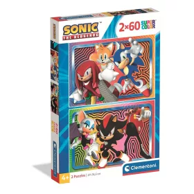   Puzzle Sonic the Hedgehog Fierce Rivals 2x60 dielikov Clementoni