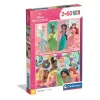 Puzzle Clementoni s Disney princeznami a Záhradnou párty 2x60 dielikov