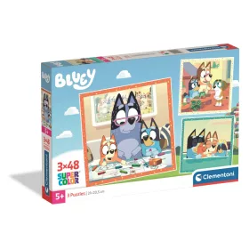 Puzzle Bluey Creative Play 3x48 dielikov Clementoni