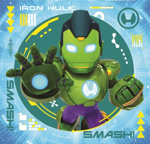 Iron Man und sein Superteam Hero Squad 3x48-teiliges Puzzle von Clementoni