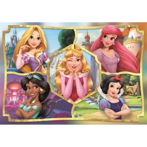 Puzzle Disney Princezné Kráľovské dámy 104 dielikov Clementoni