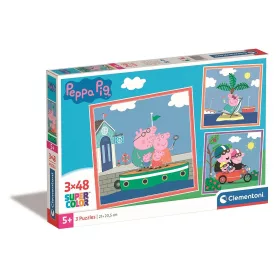 Clementoni Puzzle Prasiatko Peppa Relaxačné 3x48 dielikov