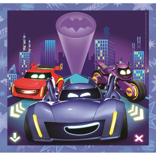Puzzle Batman Batwheels 3x48 dielikov Clementoni