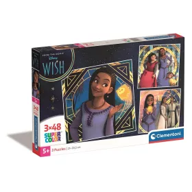 Puzzle Disney Wish Mystic 3x48 dielikov Clementoni