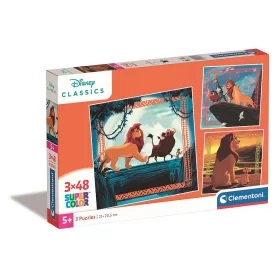   Puzzle Disney Leví kráľ Kruh života 3x48 dielikov Clementoni