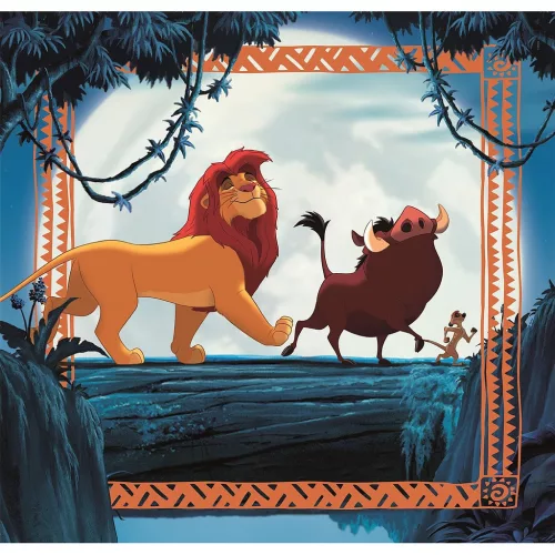 Puzzle Disney Leví kráľ Kruh života 3x48 dielikov Clementoni