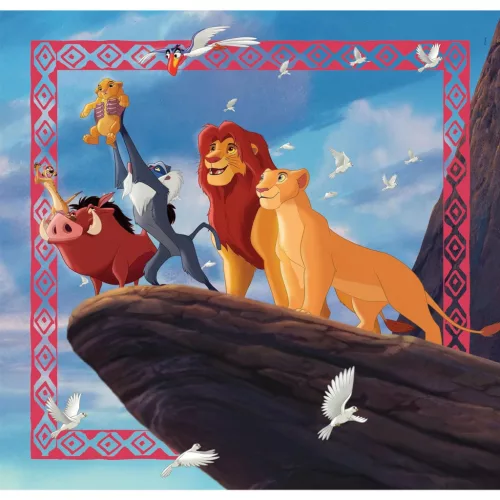 Puzzle Disney Leví kráľ Kruh života 3x48 dielikov Clementoni