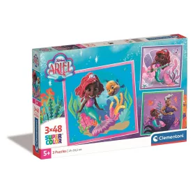   Puzzle Disney Princezná Junior Ariel 3x48 dielikov Clementoni