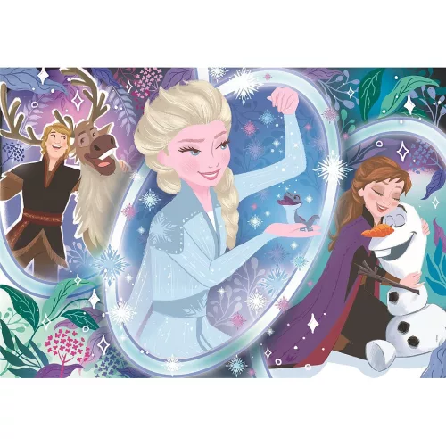 Puzzle Disney Ľadové kráľovstvo, 104 dielikov, Clementoni