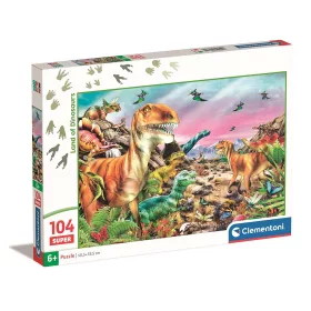 Dinosaurierland von Clementoni (104-teiliges Puzzle)