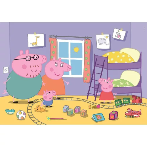 Puzzle Peppa Pig 60 dielikov, MAXI, Clementoni