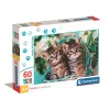 Puzzle Cat Lovely Twins, 60 dielikov, Clementoni