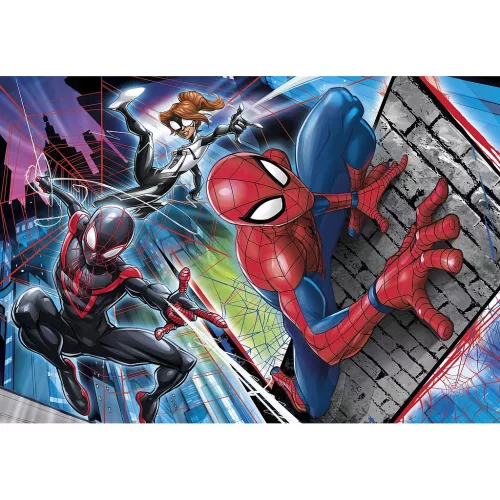 Puzzle Spider-Man Trio v akcii, 180 dielikov, Clementoni