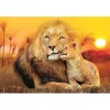 Puzzle Neočakávané objatie leva, 180 dielikov, Clementoni