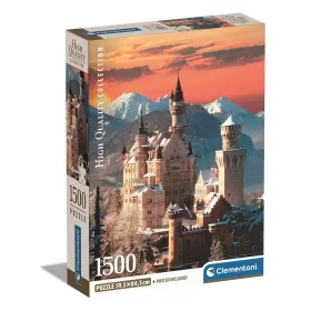   Nemecko Neuschwantein 1500 dielikov Kompaktné puzzle Clementoni