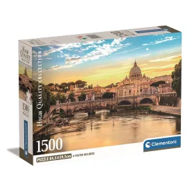 Taliansko Rím 1500 dielikov Kompaktné puzzle Clementoni