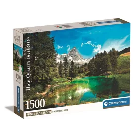 Kompaktné puzzle Clementoni Blue Lake z 1500 dielikov