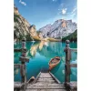 Taliansko Braies Lake 500 dielikov Kompaktné puzzle Clementoni
