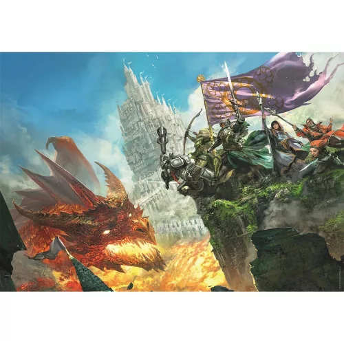 Dungeons & Dragons Fire 500 db-os Cube puzzle Clementoni