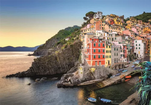 Taliansko Riomaggiore 500 dielikov Kompaktné puzzle Clementoni