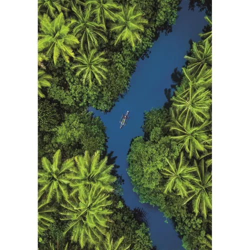 Trópusi folyó Aerial View 500 db-os Compact puzzle Clementoni