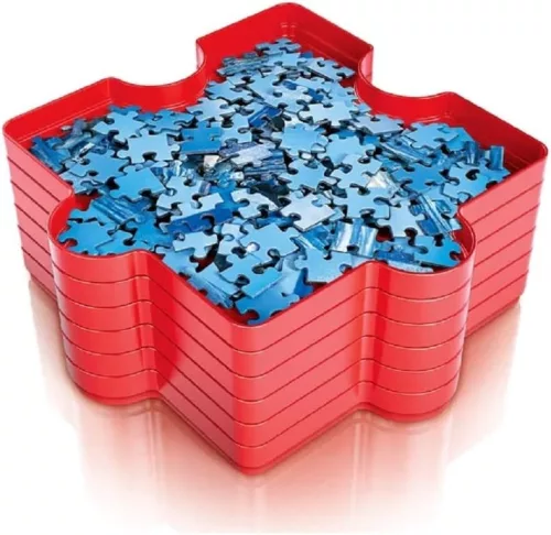 Triedič puzzle červený 6 dielov Clementoni