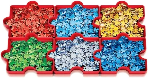 Triedič puzzle červený 6 dielov Clementoni
