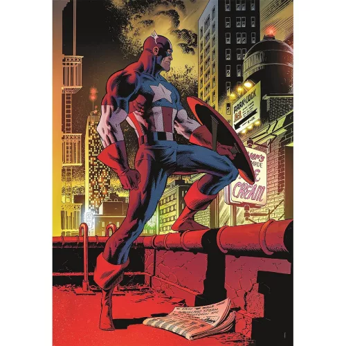 Kompaktné puzzle Avengers Captain America 1000 dielikov Clementoni