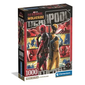   Deadpool & Wolverine 1000-teiliges Kompaktpuzzle von Clementoni