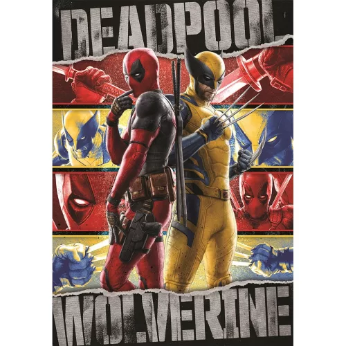 Deadpool & Wolverine 1000-teiliges Kompaktpuzzle von Clementoni