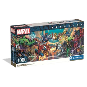   Avengers VS Villains 1000-dielna panoramatická kompaktná skladačka Clementoni