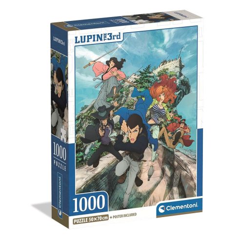 Lupin III 1000 db-os Compact puzzle Clementoni